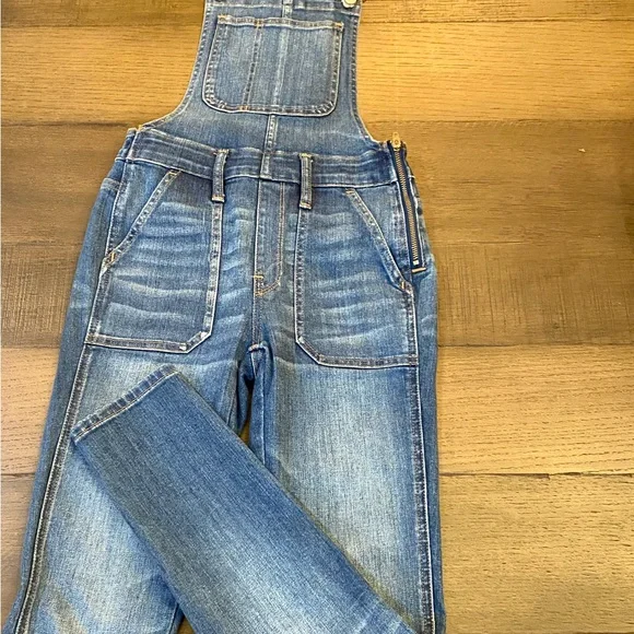 Madewell Skinny Overalls Jansing Wash Size XXS - Picture 5 of 6